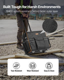 Mobility & Accessibility: VEVOR Rolling Tool Bag, 110 lbs Load Capacity, 25 Pockets Heavy Duty Roller Tool Bag with Adjustable Telescoping Handle & Stable Base, Toolbag Organizers with Wheels for Electrician, Construction