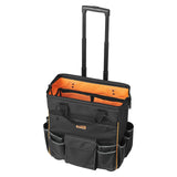 Mobility & Accessibility: VEVOR Rolling Tool Bag, 110 lbs Load Capacity, 25 Pockets Heavy Duty Roller Tool Bag with Adjustable Telescoping Handle & Stable Base, Toolbag Organizers with Wheels for Electrician, Construction