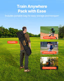 Farm Equipment: VEVOR 1828.8x1828.8mm Football Trainer Throwing Net, Training Throwing Target Practice Net with 5 Target Pockets, Knotless Net Includes Straps and Portable Carry Case, Improve QB Throwing Accuracy,Red