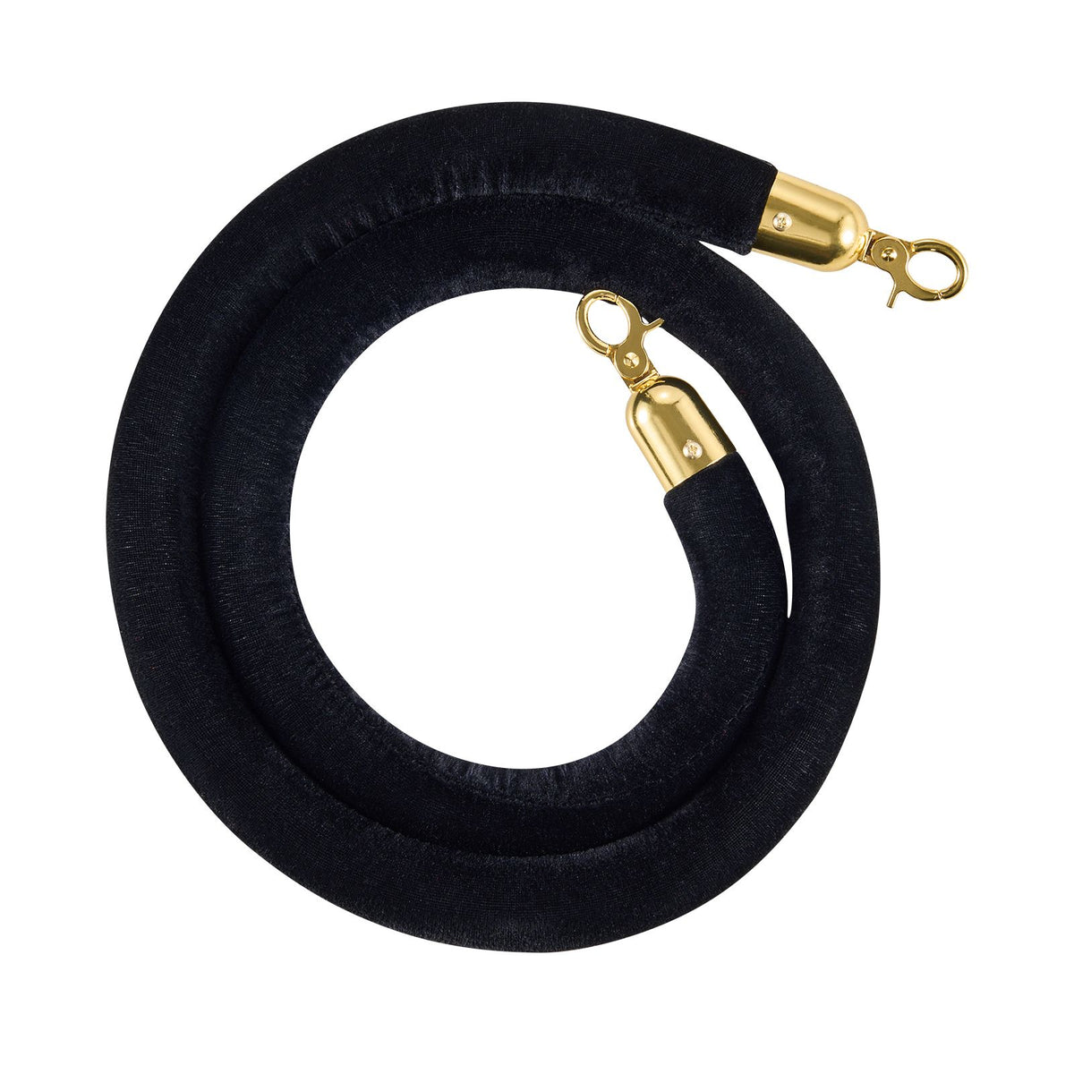 2 Pcs Black Velvet Stanchion Ropes, 1.5 m Crowd Control Stanchion Black Velvet Ropes with Gold Hooks, Post Queue Barrier Carpet Rope for Carpet Events Movie Theaters Grand Openings Hotels Party