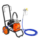 Automotive Cleaning: VEVOR Diaphragm Airless Paint Sprayer, 1100 W Efficiency Cart Airless Paint Sprayer, 2000 psi High Pressure Paint Airless Sprayer, with Extension Bar, for Home Interior and Exterior Spraying