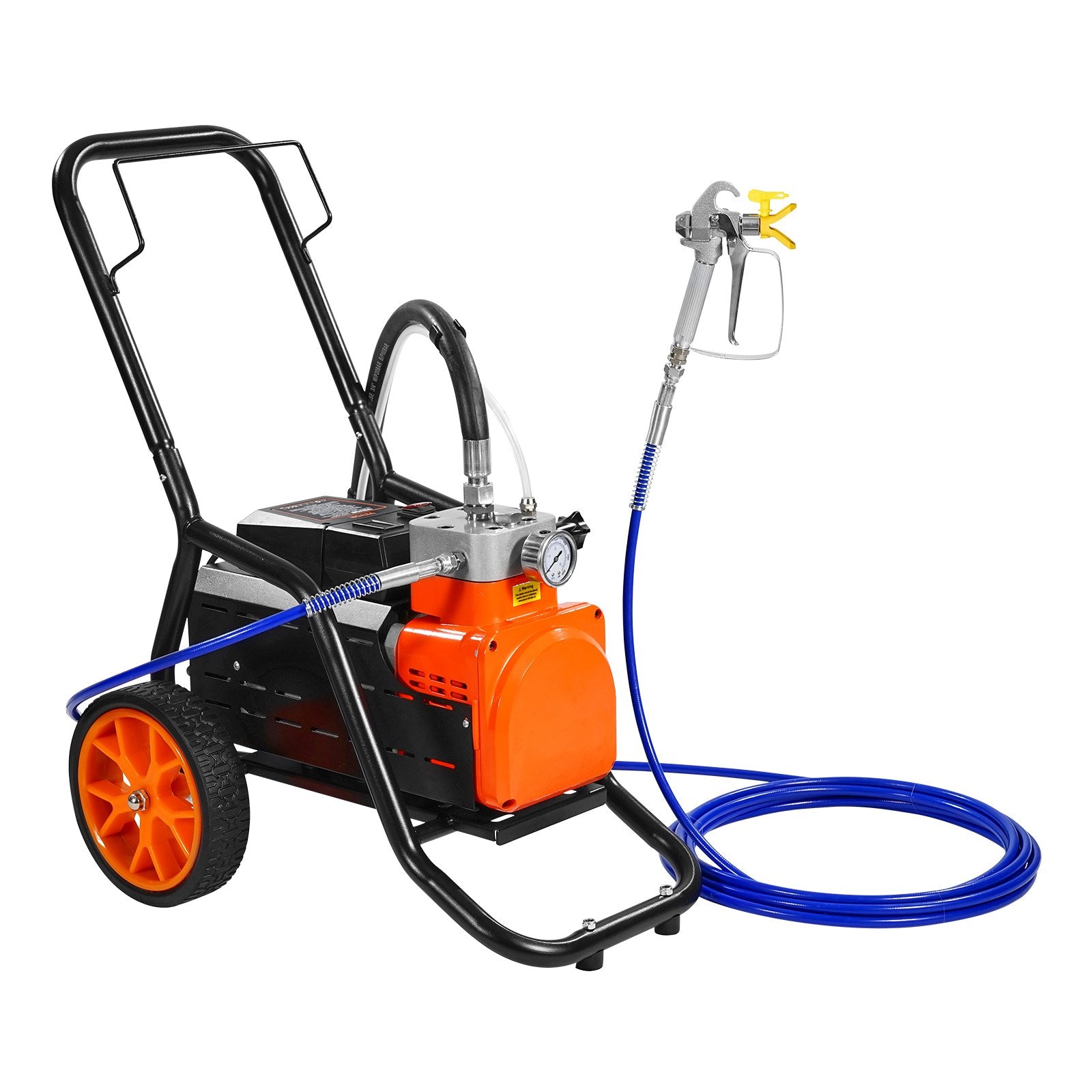 Automotive Cleaning: VEVOR Cart Airless Paint Sprayer Diaphragm Paint Airless Sprayer 1700W Electric