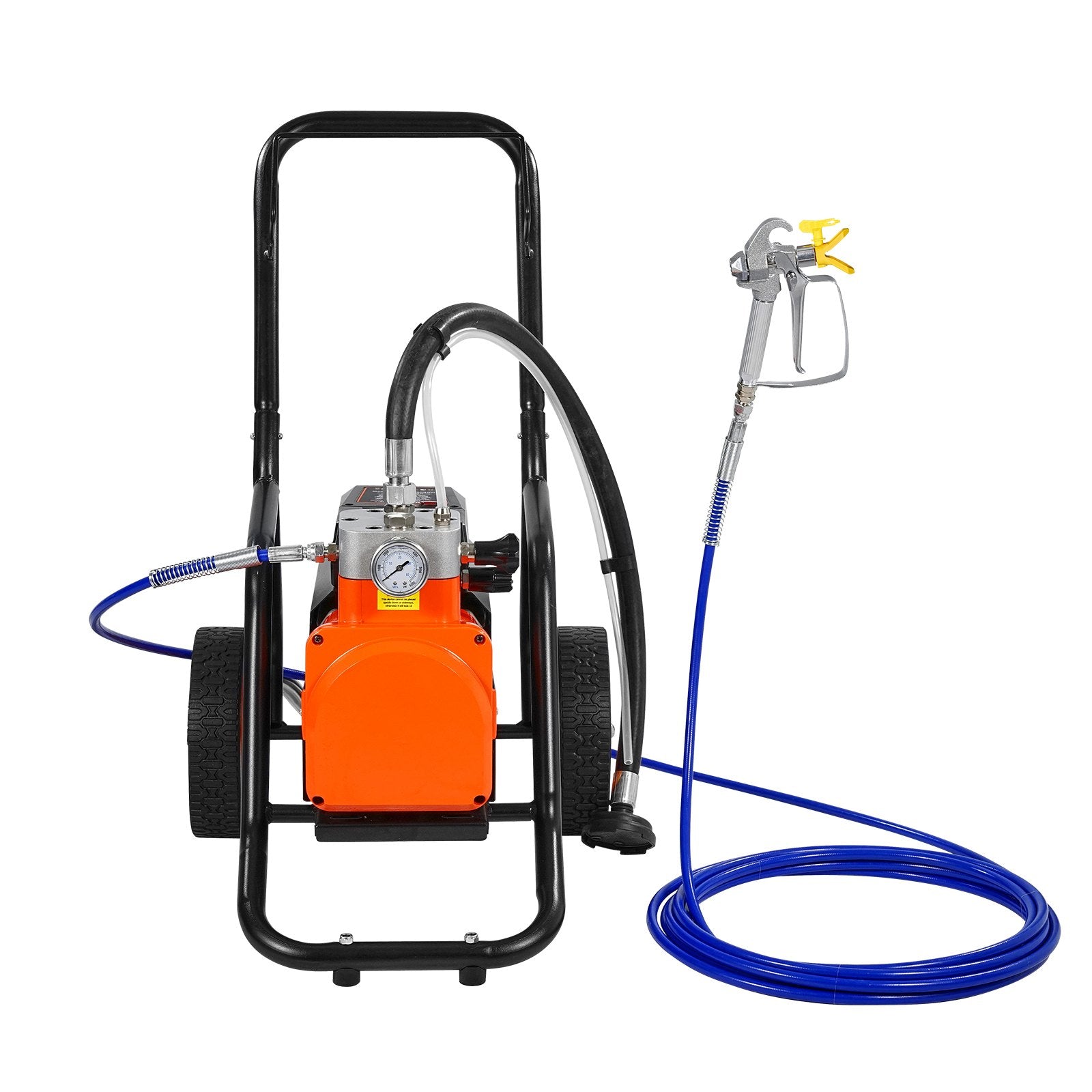 Automotive Cleaning: VEVOR Cart Airless Paint Sprayer Diaphragm Paint Airless Sprayer 1700W Electric