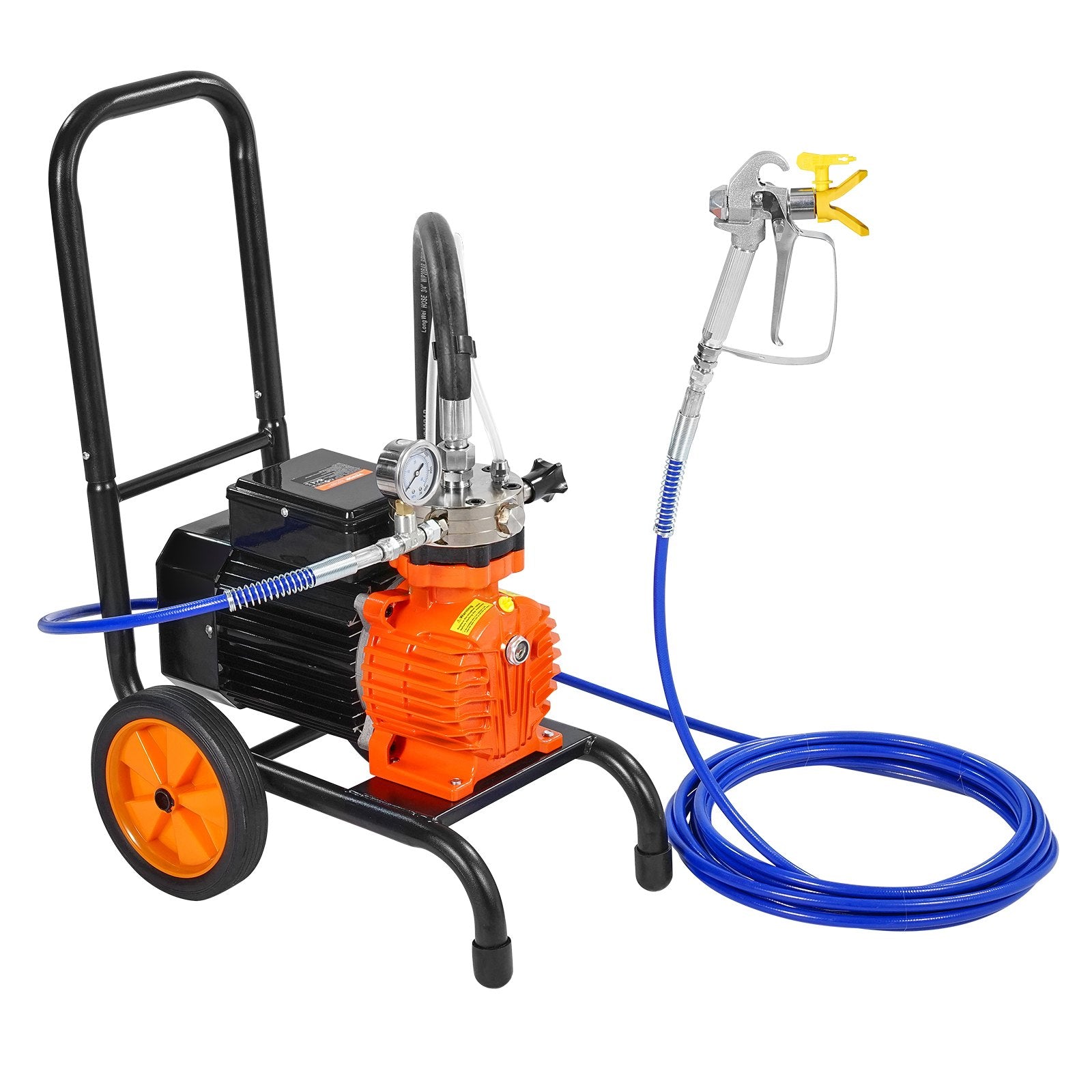 Automotive Cleaning: VEVOR Cart Airless Paint Sprayer Diaphragm Paint Airless Sprayer 900W Electric