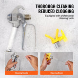 Automotive Cleaning: VEVOR Cart Airless Paint Sprayer Diaphragm Paint Airless Sprayer 900W Electric
