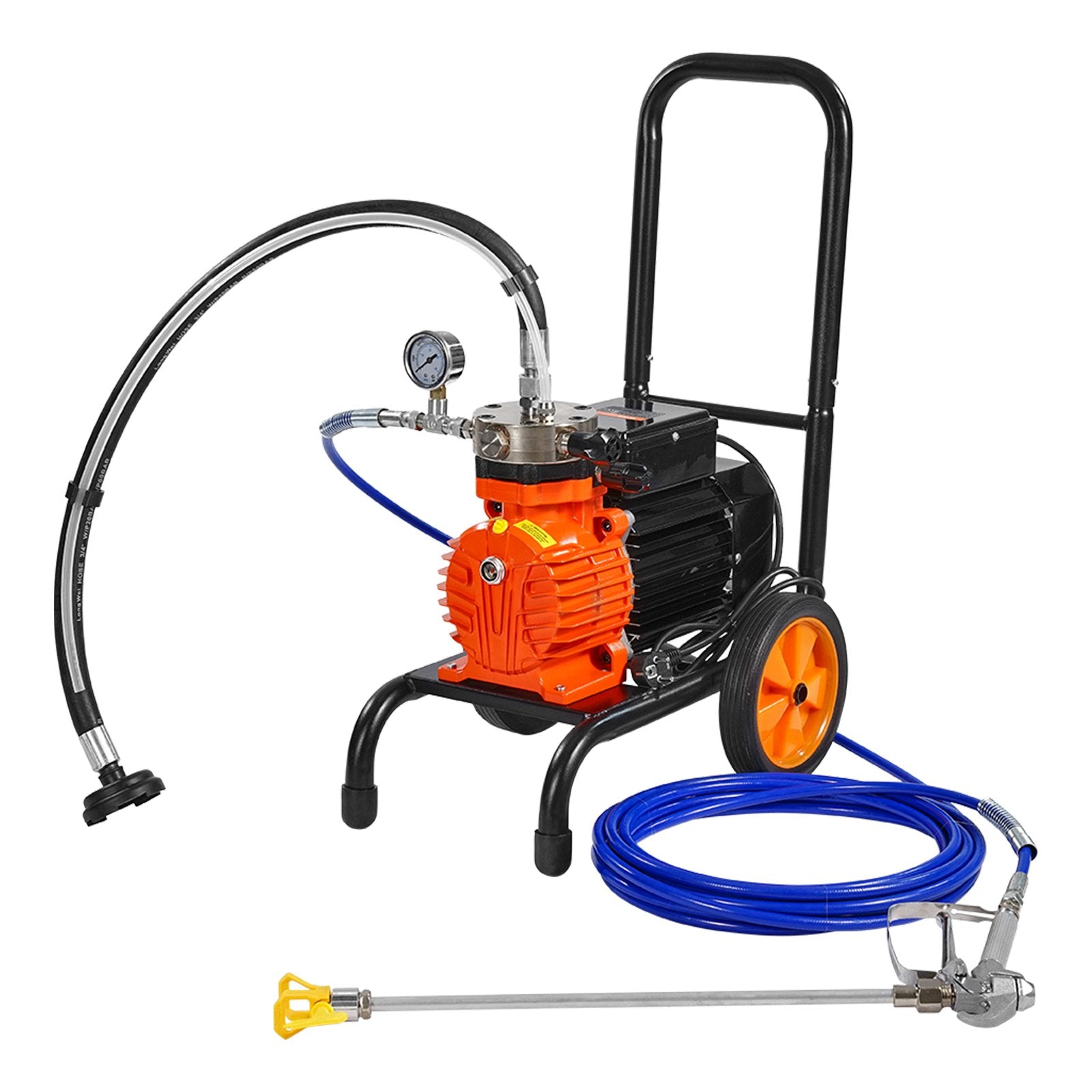 Automotive Cleaning: VEVOR Cart Airless Paint Sprayer Diaphragm Paint Airless Sprayer 900W Electric