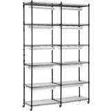 Pots, Planters & Accessories: VEVOR Plant Stand with Grow Light 6 Tiers 200W 59.1" Indoor Plant Grow Shelf