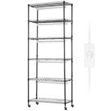Pots, Planters & Accessories: VEVOR DIY Plant Stand with Grow Lights 6 Tiers 192W 70.9" Tall Plant Grow Shelf