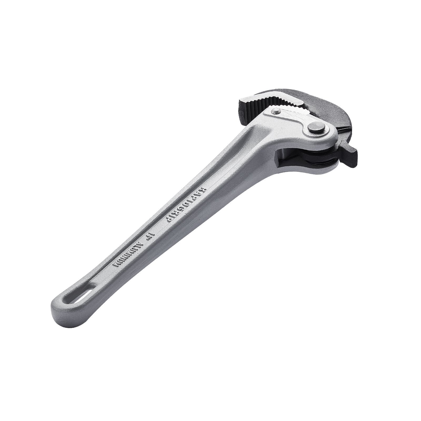 Greenhouses & Accessories: VEVOR Pipe Wrench, 14" Aluminum Straight Pipe Wrench, Automatic Jaw Adjustment, Adjustable Plumbing Wrench, Easy to Carry, Ergonomic Handle, Hangable Design, for Water Pipes, Automotive Repairs