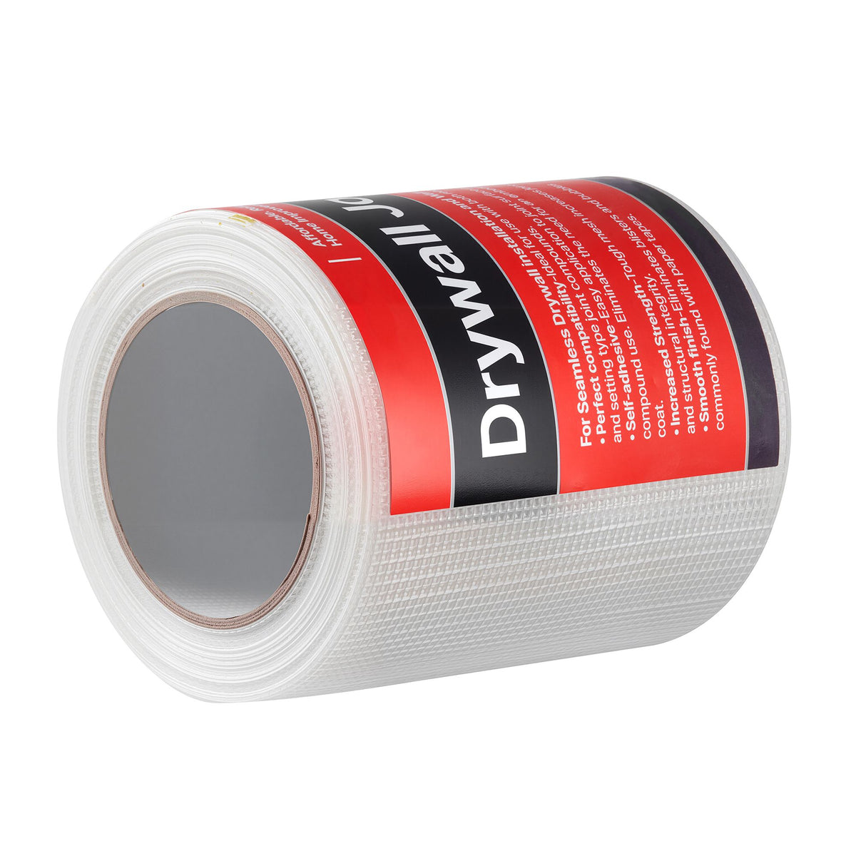 Drywall Mesh Tape, 150mm W x 30m L Self-Adhesive Fiberglass Drywall Joint Tape, 12 Rolls Dry Wall Patch for Easy Sheetrock Ceiling Crack Repair, to Achieve Smooth Even Wall Surface