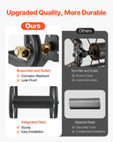 Air Compressors Accessories: VEVOR Wall Mounted Garden Hose Reel 125ft 5/8 in Metal Hose Reel with Basket