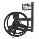 Air Compressors Accessories: VEVOR Wall Mounted Garden Hose Reel 125ft 5/8 in Metal Hose Reel with Basket