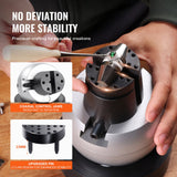 Audio Accessories: VEVOR Engraving Block 5 inch Ball Vise Setting Jewelry Ball Vise Engraving with 34PCS Attachment and Rubber Base