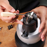 Audio Accessories: VEVOR Engraving Block 5 inch Ball Vise Setting Jewelry Ball Vise Engraving with 34PCS Attachment and Rubber Base