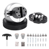 Audio Accessories: VEVOR Engraving Block 5 inch Ball Vise Setting Jewelry Ball Vise Engraving with 34PCS Attachment and Rubber Base