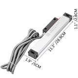 Gardening Tools: VEVOR Lathe Linear Scale 150 mm Linear Glass Scale, High Accuracy 0.0002" Optical Length, Precision Linear Scale, Aluminum Body for Drilling, Grinding, Mill Milling Lathe machine with Accessories