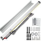 Outdoor Play Equipment: VEVOR 1 Axis Lathe Linear Scale 550mm with Accuracy 0.0002" Optical Length Precision Linear Scale Aluminum Body for Mill Milling Lathe Machine with Accessories (550mm(22"))