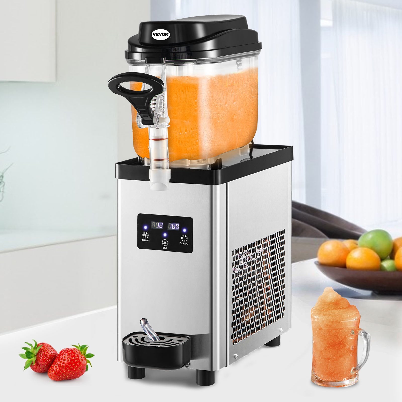 Food Storage: VEVOR Commercial Slush Machine Frozen Drink Slushy Making Machine 6L/1.6 Gallons