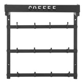 Coat Racks: VEVOR Coffee Mug Holder Wall Mounted w/ 12 Movable Hooks and Top Shelf Cup Rack