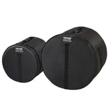 Drums: VEVOR 5-Piece Drum Bag Set, 1680D Oxford Fabric, Padded Drum Bags and Cases with 4.92 ft Detachable Shoulder Strap Carry Handles Foldable Design, for 55cm Kick 30cm Tom 33cm Tom 40cm Tom 35cm Snare