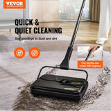 Commercial Cleaning Equipment: VEVOR Carpet Sweeper, 200 mm Sweeping Paths, Floor Sweeper Manual Non Electric, 300 ml Dustbin Capacity with Comb for Home Office Rugs Hardwood Surfaces Wood Floors Laminate, Cleans Dust Pet Hair