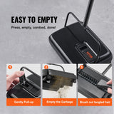 Commercial Cleaning Equipment: VEVOR Carpet Sweeper, 200 mm Sweeping Paths, Floor Sweeper Manual Non Electric, 300 ml Dustbin Capacity with Comb for Home Office Rugs Hardwood Surfaces Wood Floors Laminate, Cleans Dust Pet Hair