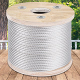 Automotive Repair & Speciality Tools: VEVOR 304 Stainless Steel Wire Rope Cable 4.8 mm 7x19 76 m reel