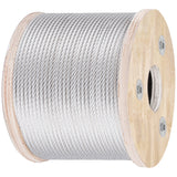 Automotive Repair & Speciality Tools: VEVOR 304 Stainless Steel Wire Rope Cable 4.8 mm 7x19 76 m reel