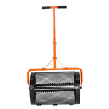 Coasters: VEVOR Compost Spreader, 24 in Wide Peat Moss Spreader with T Shaped Handle, 3 Heights Adjustable, Powder-Coated Steel Garden Peat Moss Roller, Heavy Duty Grass Seed Spreaders for Planting Seeding