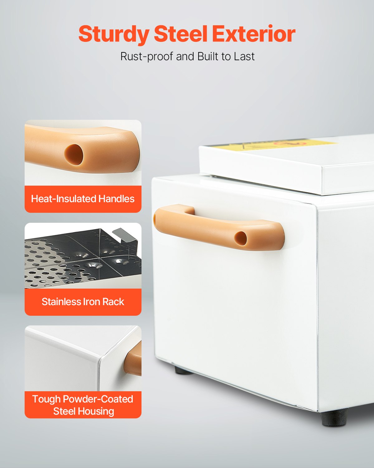 Painting Tools: VEVOR High Temperature Autoclave Machine, 2L, 300W High Temperature Cleaner Machine Box with Adjustable Temperature and Time, Dry Heat Cabinet Nail Tool Cleaner for Labs, Home, Nail and Beauty Salons