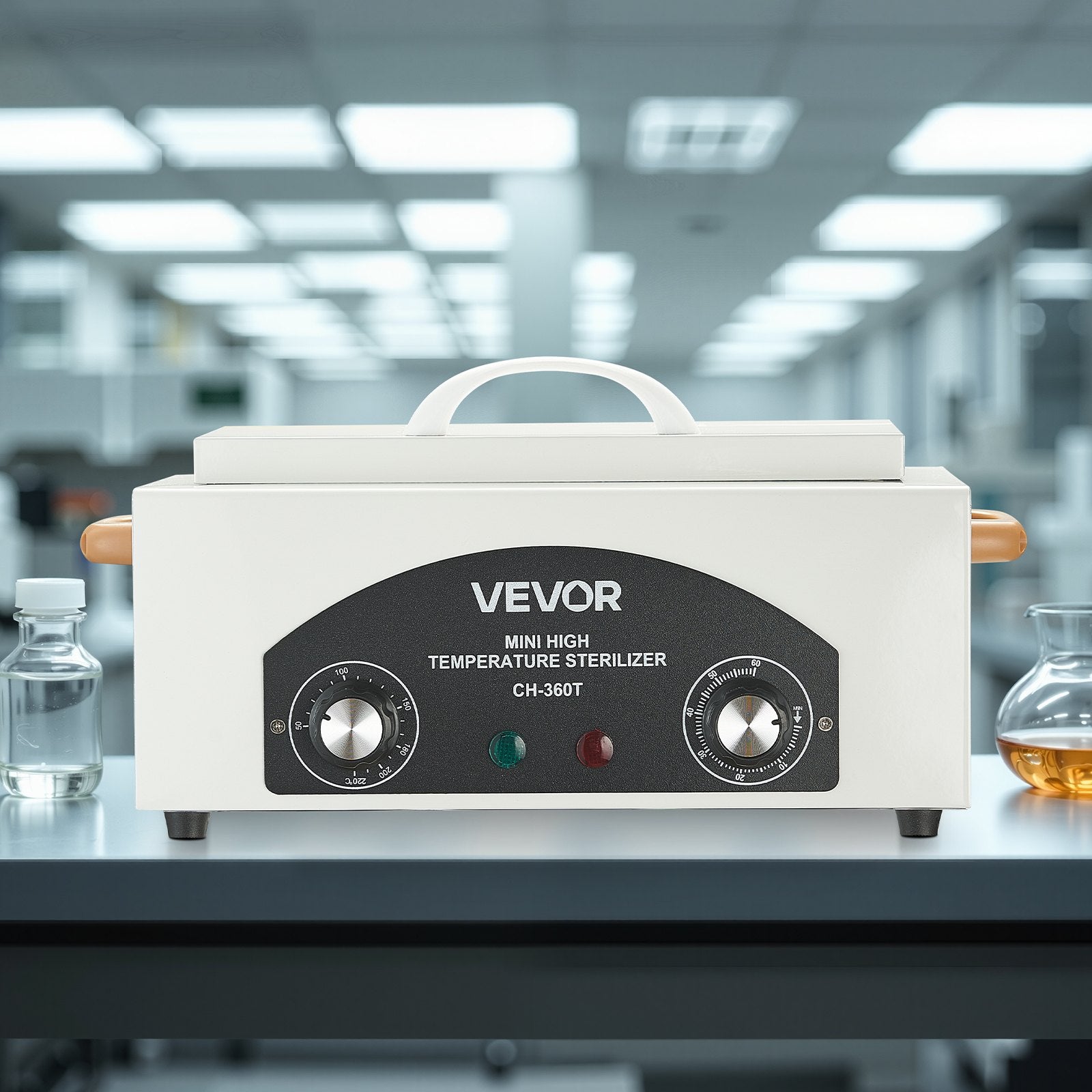 Painting Tools: VEVOR High Temperature Autoclave Machine, 2L, 300W High Temperature Cleaner Machine Box with Adjustable Temperature and Time, Dry Heat Cabinet Nail Tool Cleaner for Labs, Home, Nail and Beauty Salons