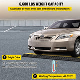 Traffic Control & Parking Tools: VEVOR Rubber Cable Guard, 3-Channel, 2 x 2.3 in - Durable Cord Protection Ramp for Driveways, 6600 lbs Capacity
