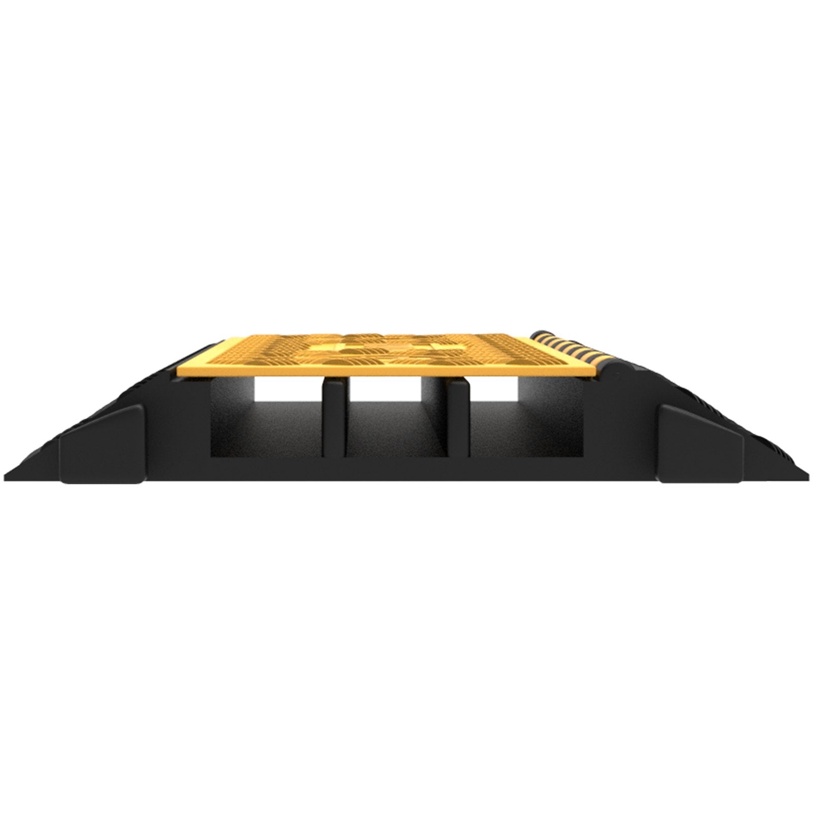 Traffic Control & Parking Tools: VEVOR Rubber Cable Guard, 3-Channel, 2 x 2.3 in - Durable Cord Protection Ramp for Driveways, 6600 lbs Capacity