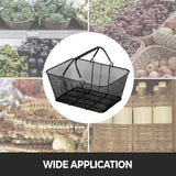 Retail: VEVOR Shopping Baskets with Handles, 12PCS, Black Metal Shopping Basket, Portable Wire Shopping Basket, Black Wire Mesh shopping Basket Set for Supermarkets, Retail Stores, Grocery Shopping, Black