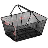 Retail: VEVOR Shopping Baskets with Handles, 12PCS, Black Metal Shopping Basket, Portable Wire Shopping Basket, Black Wire Mesh shopping Basket Set for Supermarkets, Retail Stores, Grocery Shopping, Black
