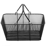 Retail: VEVOR Shopping Baskets with Handles, 12PCS, Black Metal Shopping Basket, Portable Wire Shopping Basket, Black Wire Mesh shopping Basket Set for Supermarkets, Retail Stores, Grocery Shopping, Black