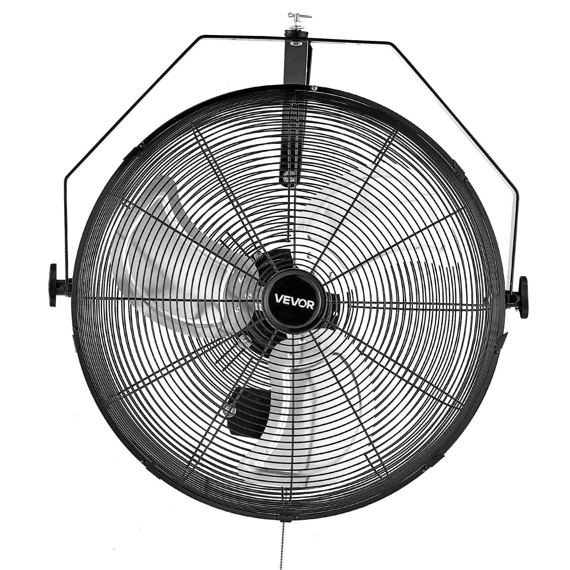 Automotive Repair & Speciality Tools: VEVOR 615mm Industrial Wall Mount Fan 3 Speed 4650 CFM for Garage Greenhouse