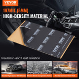 Automotive Decor: VEVOR Car Sound Deadening Mat, 200 mil 2.3sq.m Car Sound Dampening Material, Butyl Automotive Sound Deadener, Noise Insulation and Vibration Dampening Material for Car