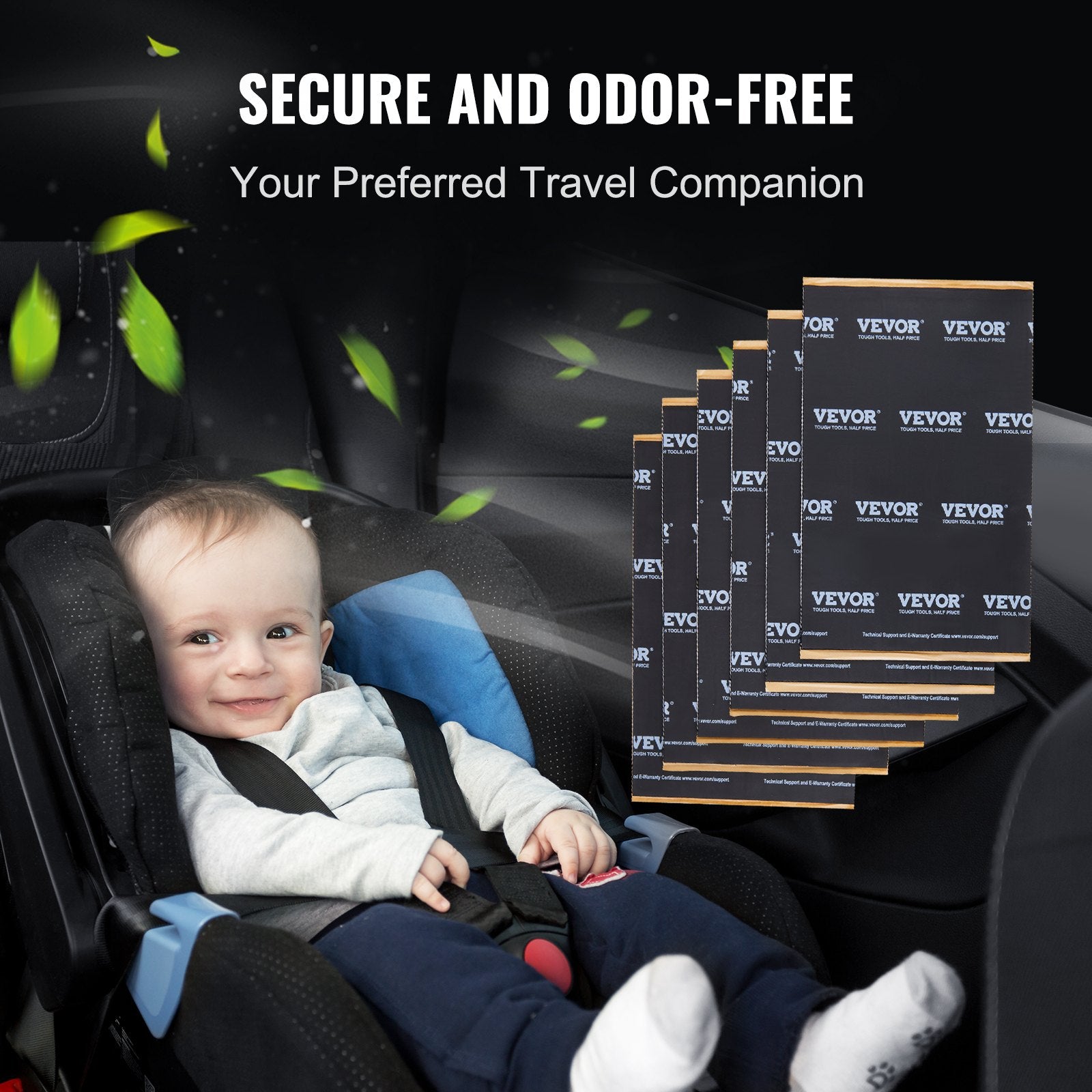 Automotive Decor: VEVOR Car Sound Deadening Mat, 200 mil 2.3sq.m Car Sound Dampening Material, Butyl Automotive Sound Deadener, Noise Insulation and Vibration Dampening Material for Car