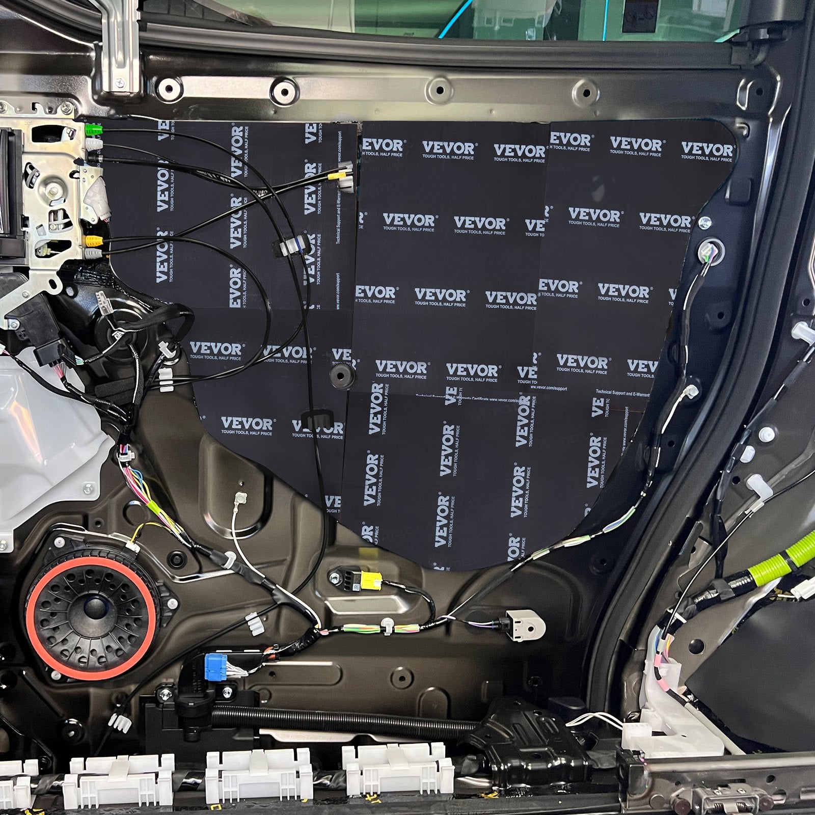 Automotive Decor: VEVOR Car Sound Deadening Mat, 200 mil 2.3sq.m Car Sound Dampening Material, Butyl Automotive Sound Deadener, Noise Insulation and Vibration Dampening Material for Car