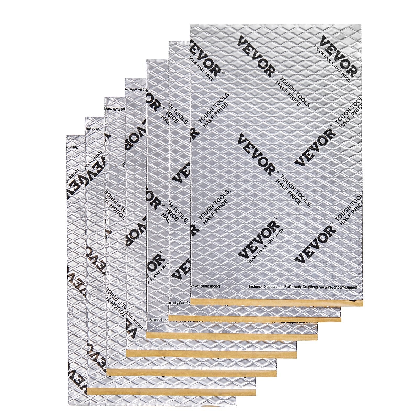 Automotive Decor: VEVOR Car Sound Deadening Mat, 80 mil 3.3sq.m Car Sound Dampening Material, Butyl Automotive Sound Deadener, Noise Insulation and Vibration Dampening Material for Car