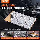 Automotive Decor: VEVOR Car Sound Deadening Mat, 80 mil 3.3sq.m Car Sound Dampening Material, Butyl Automotive Sound Deadener, Noise Insulation and Vibration Dampening Material for Car