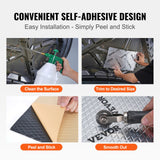 Automotive Decor: VEVOR Car Sound Deadening Mat, 80 mil 3.3sq.m Car Sound Dampening Material, Butyl Automotive Sound Deadener, Noise Insulation and Vibration Dampening Material for Car