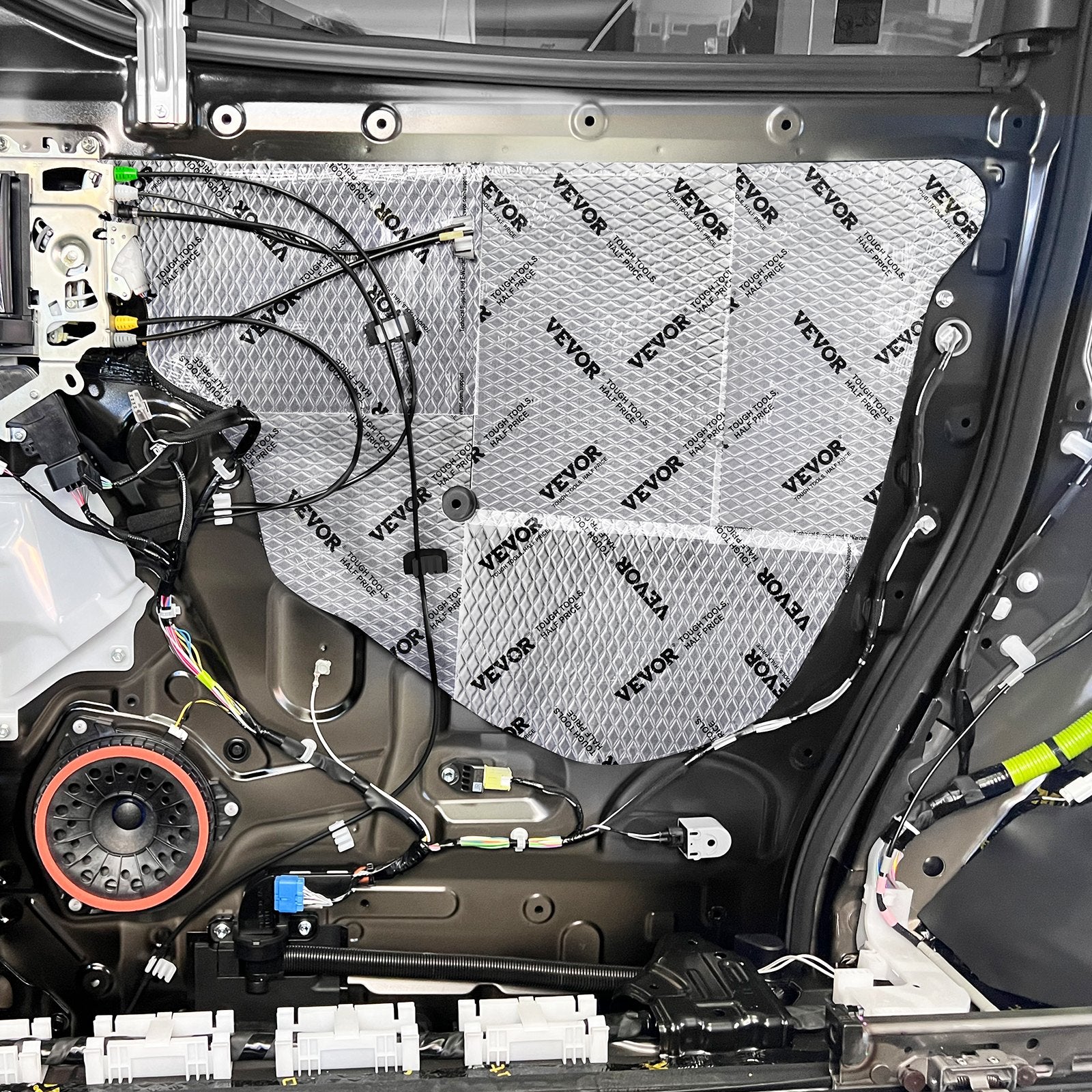 Automotive Decor: VEVOR Car Sound Deadening Mat, 80 mil 3.3sq.m Car Sound Dampening Material, Butyl Automotive Sound Deadener, Noise Insulation and Vibration Dampening Material for Car
