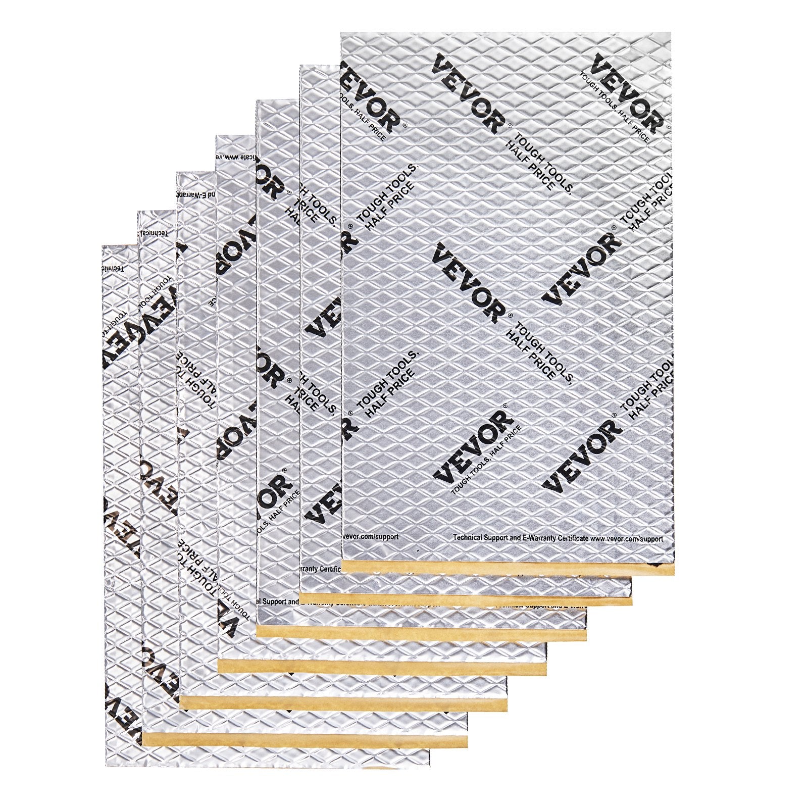 Automotive Decor: VEVOR Car Sound Deadening Mat, 80 mil 3.3sq.m Car Sound Dampening Material, Butyl Automotive Sound Deadener, Noise Insulation and Vibration Dampening Material for Car