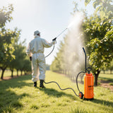 Salt & Pepper Shakers: VEVOR Industrial Concrete Sprayer with Wheeled Cart, 14L Stainless Steel Sprayer, Heavy Duty Tri-Poxy Pump Sprayers, 52cm Wand, 1.2m & 3m Hoses, 2 Brass Nozzles for Construction, Lawn & Garden