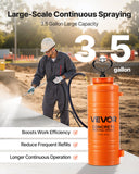 Salt & Pepper Shakers: VEVOR Industrial Concrete Sprayer, 14L Stainless Steel Sprayer, Heavy Duty Tri-Poxy Pump Sprayers, 52cm Wand with Ergonomic Gun Handle, 1.2m & 3m Hoses, 2 Brass Nozzles for Construction, Garden