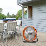 Air Compressors Accessories: VEVOR Drum Fan 24 Inch High Velocity Industrial Use 3-Speed 8600CFM for Warehouse