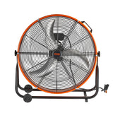 Air Compressors Accessories: VEVOR Drum Fan 24 Inch High Velocity Industrial Use 3-Speed 8600CFM for Warehouse