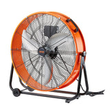 Desktops & Accessories: VEVOR Drum Fan 24 In High Velocity Industrial Infinitely Variable Speed 7935CFM